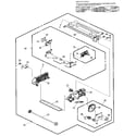 Magnavox VR3330AT01 cassette up mechanism section diagram