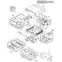 Magnavox VR3330AT01 chassis frame & casing parts section diagram
