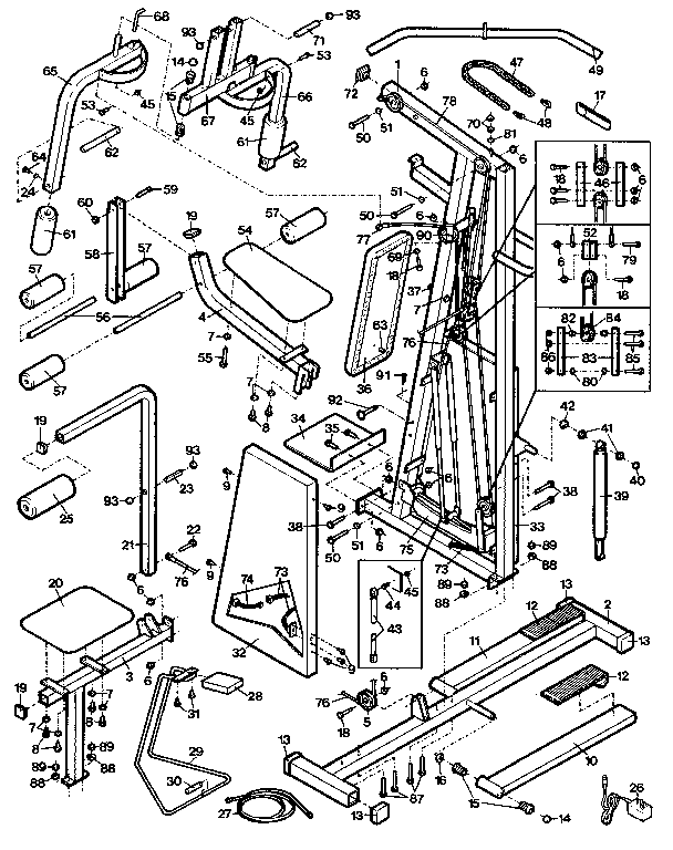 Lifestyler 831159231 unit parts diagram