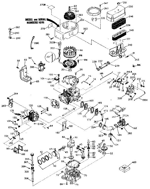 Craftsman 917255420 engine diagram