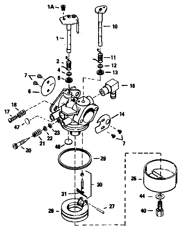 Craftsman 917255420 carburetor no. 632650 diagram