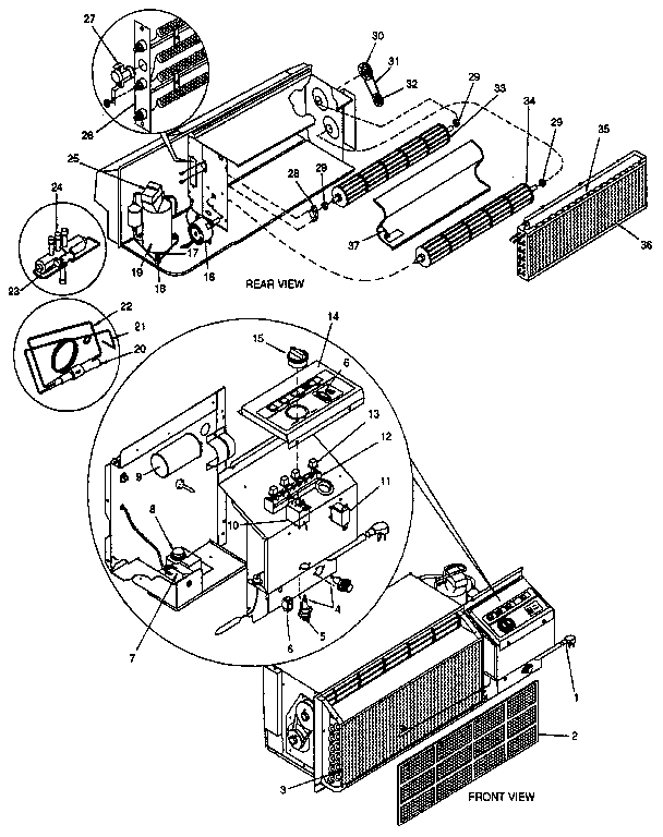 Kenmore 867842691 functional diagram