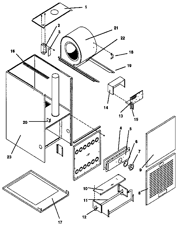 ICP NCC5050BFA1 non functional diagram