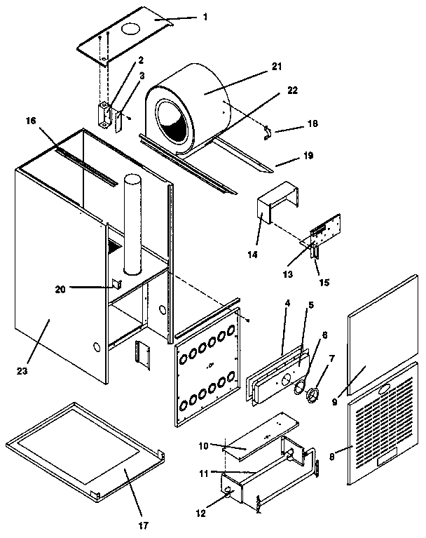 ICP NCC5125BKA1 non-functional diagram