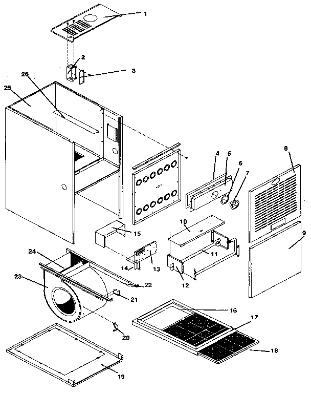 ICP NUG5050BEA1 non-functional diagram