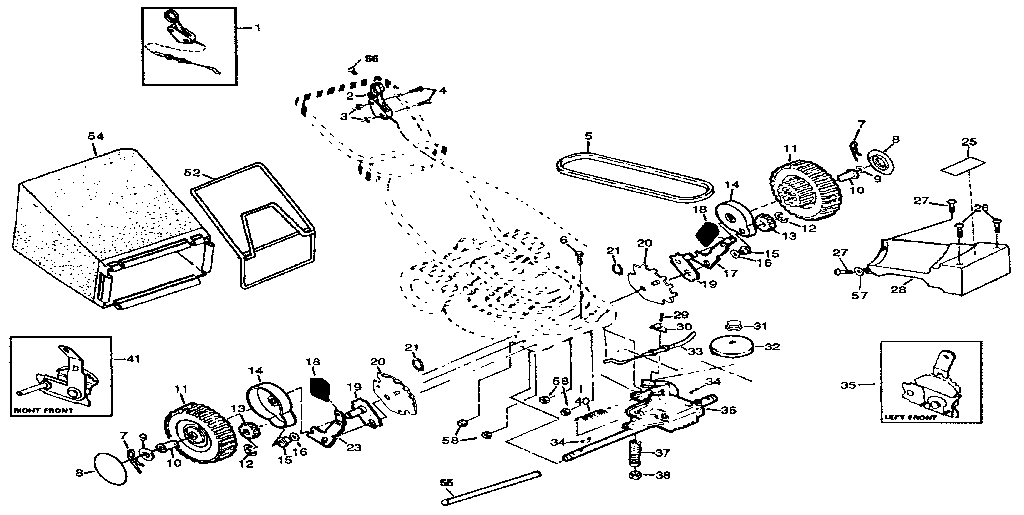 Craftsman 917373442 drive assembly diagram