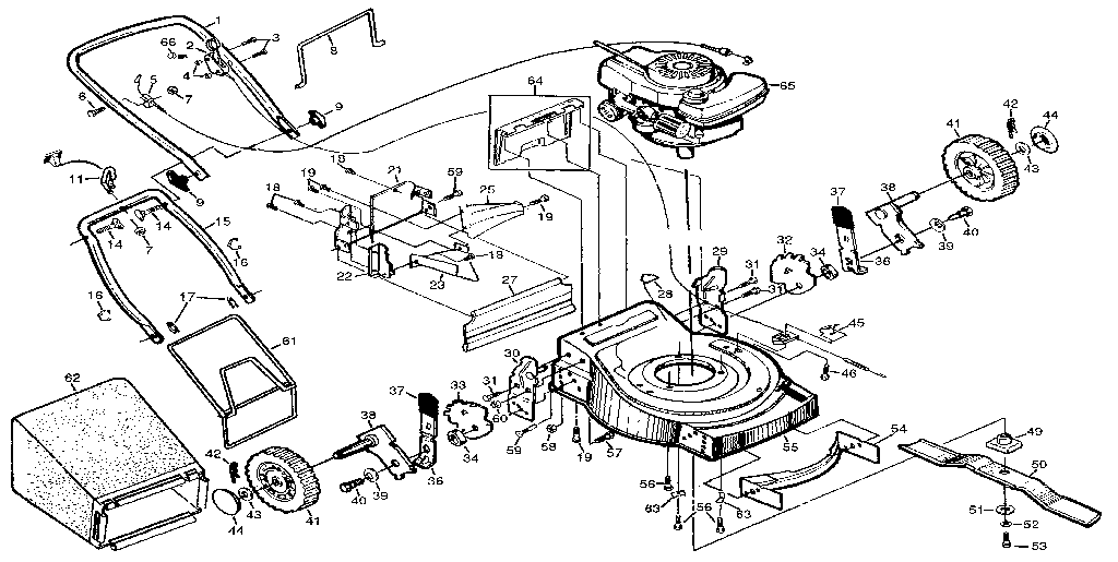 Craftsman 917372285 main frame diagram