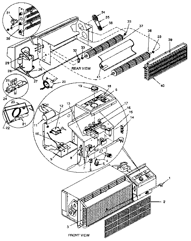 Kenmore 867841851 functional diagram