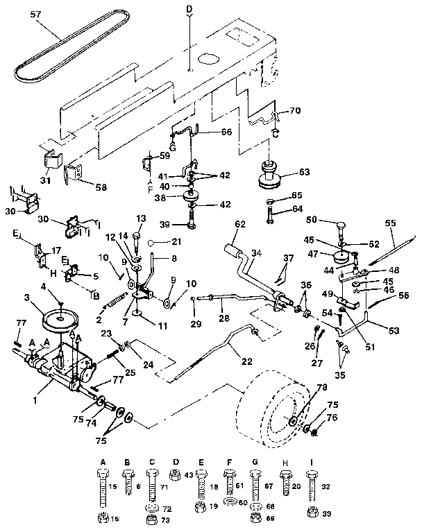 Craftsman 917255573 drive diagram