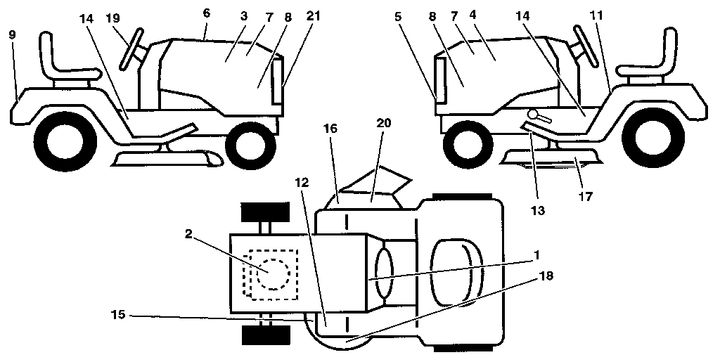 Craftsman 917255573 decals diagram