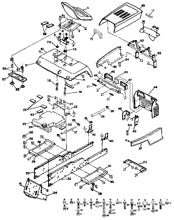 Craftsman 917255935 chassis and enclosures diagram