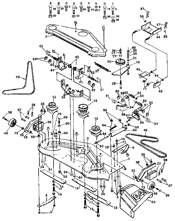 Craftsman 917255935 mower diagram