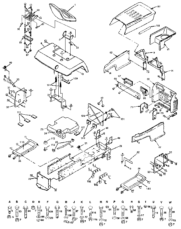 Craftsman 917258493 chassis and enclosures diagram