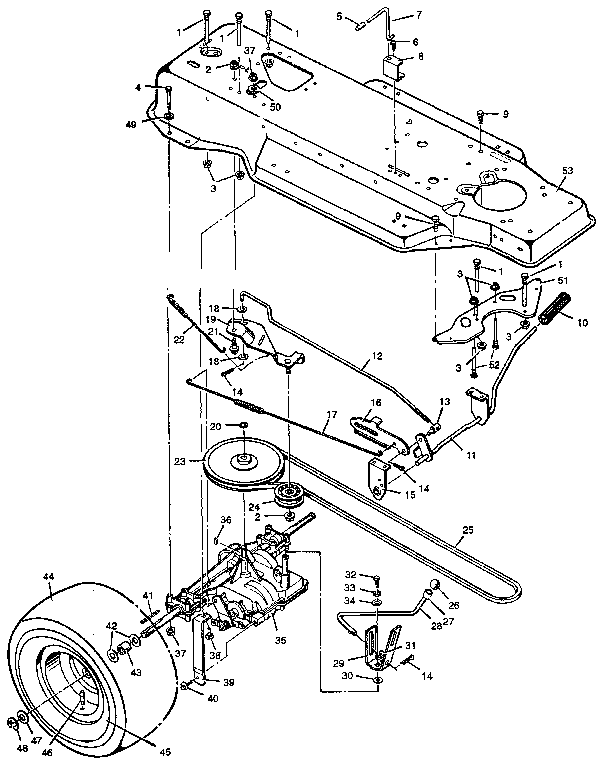 Craftsman 502255110 motion drive diagram