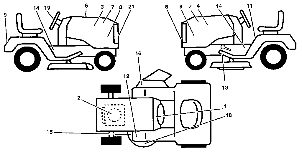 Craftsman 917255430 decals diagram