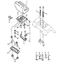 Craftsman 917255440 seat assembly diagram