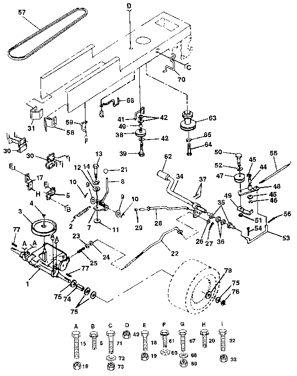 Craftsman 917255574 drive diagram