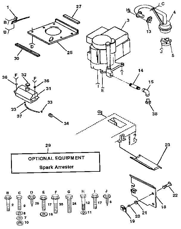 Craftsman 917255574 engine diagram