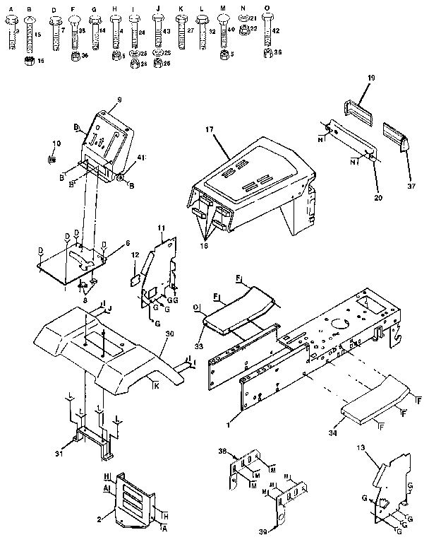 Craftsman 917255160 chassis and enclosures diagram