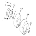 Craftsman 917255160 wheels & tires diagram