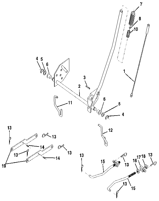 Craftsman 917255160 lift diagram