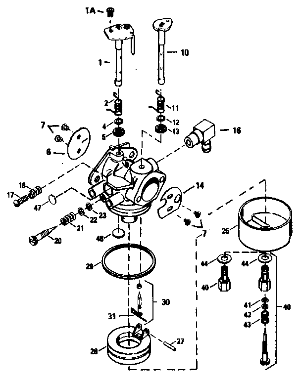 Craftsman 536255860 carburetor no. 632684 diagram