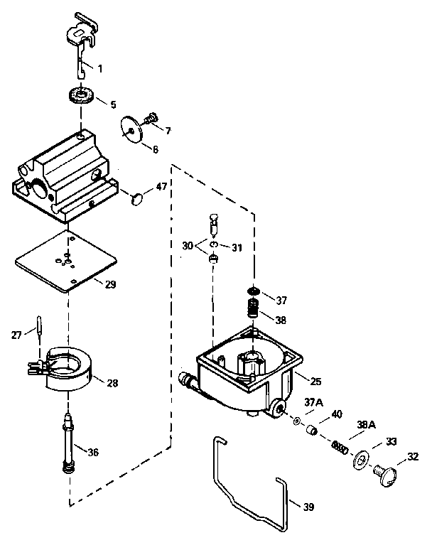 Craftsman 917372810 carburetor 632671 (71/143) diagram