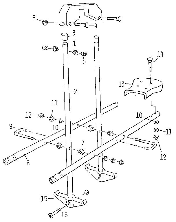 Sears 786721251 airglider assembly diagram