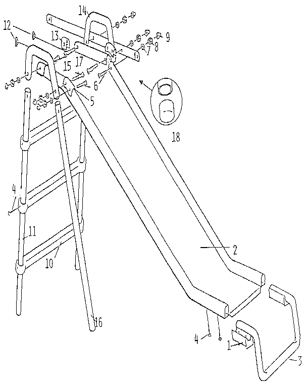 Sears 786721251 slide assembly diagram