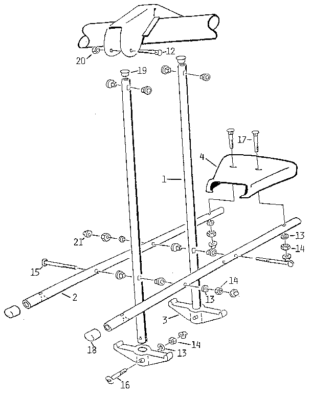 Sears 78661221 airglider assembly diagram