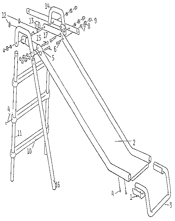 Sears 78661221 slide assembly diagram