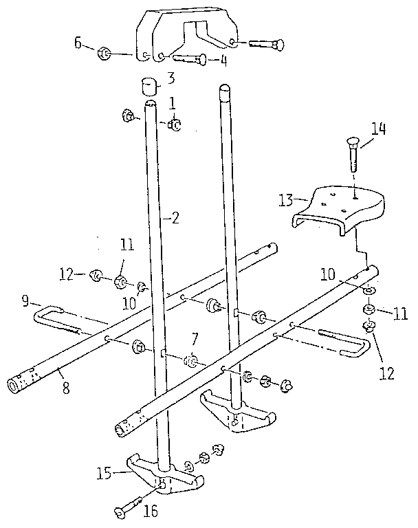 Sears 72509 airglide assembly diagram