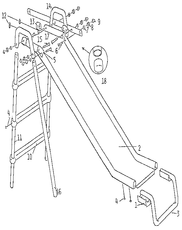 Sears 72509 slide assembly diagram