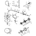 McCulloch EB285BC-11400128-08 shaft/handle and cutter assemblies diagram