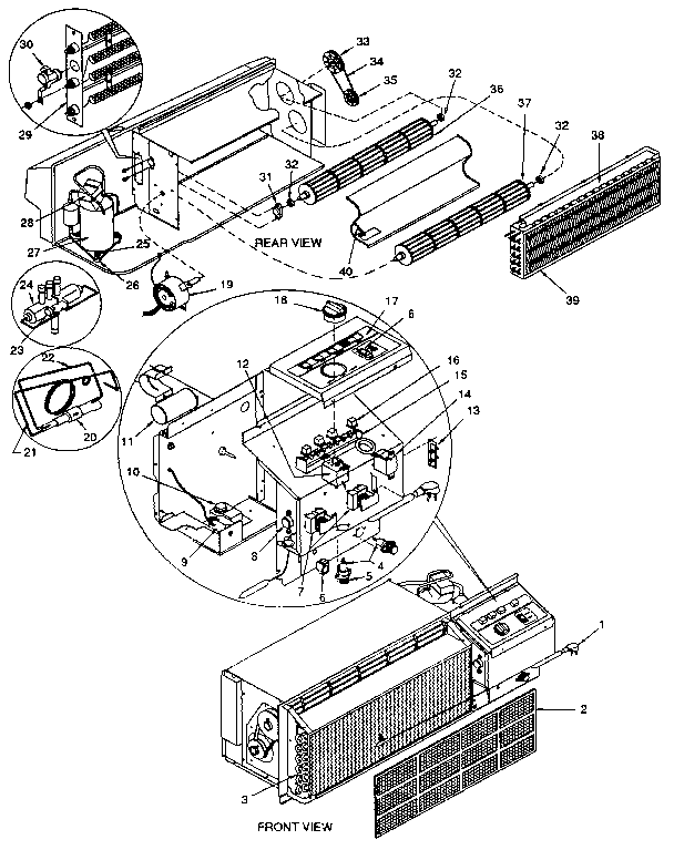 ICP THA12K25DCC functional diagram
