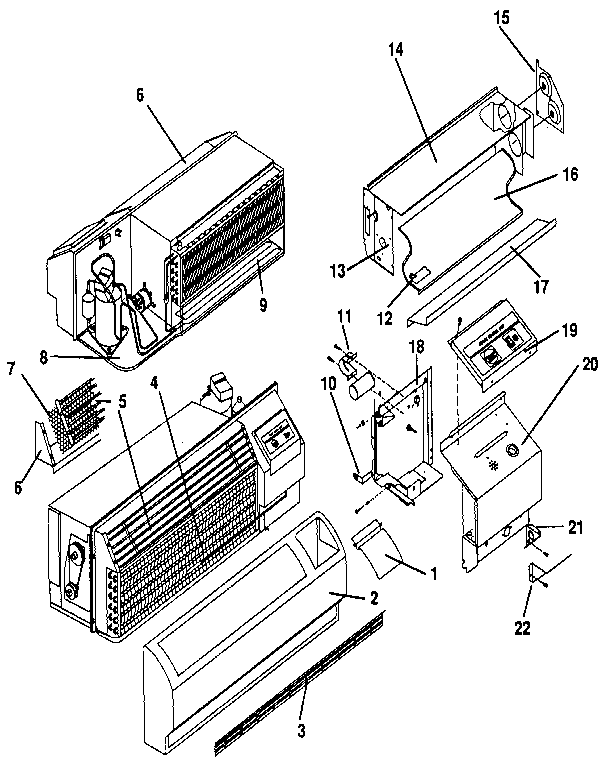 ICP THA12K25DCC non functional diagram
