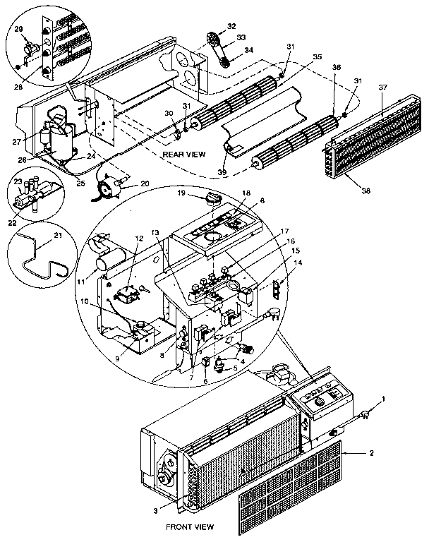 ICP THA15R25DCA functional diagram