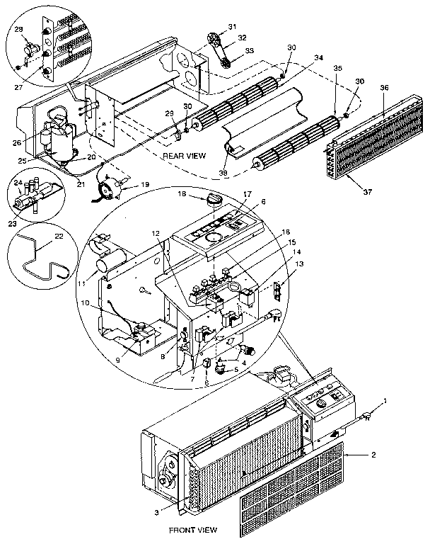 Kenmore 867841941 functional diagram