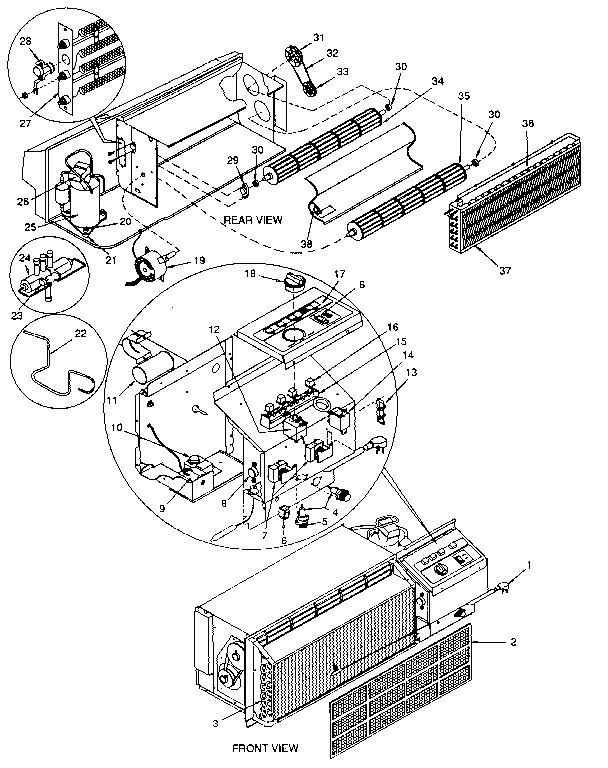 ICP THA15R50DCC functional diagram