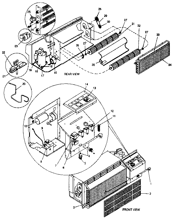 Kenmore 867843101 functional diagram