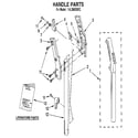 Kenmore 1163088390C handle diagram