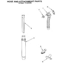Kenmore 1163088390C hose and attachment diagram