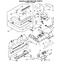 Kenmore 1163369490 nozzle and motor diagram