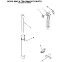 Kenmore 1163369490 hose and attachment diagram