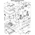 Kenmore 1163226590 nozzle and motor diagram
