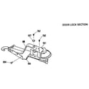 Kenmore 9114742992 door lock section diagram