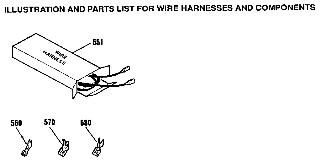 Kenmore 9114842592 wire harnesses and components diagram