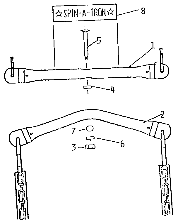 Sears 72707 spin-a-tron assembly diagram