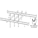 Sears 72119 ladder rail assembly diagram