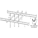 Sears 786720611 ladder rail assembly diagram